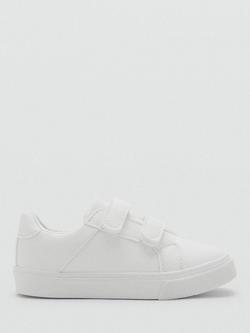 Mango Kids' Adam B Trainers, White, White