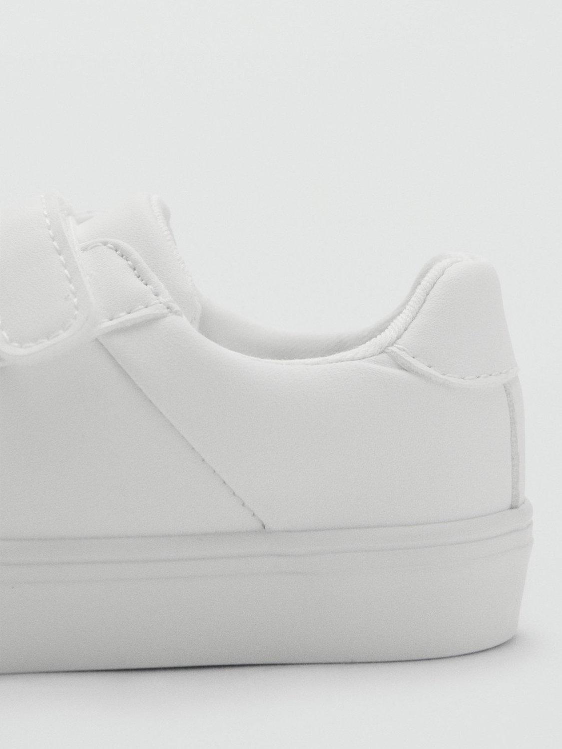 Product image 3 of 4, which shows Mango Kids' Adam B Trainers, White, 10 Jnr