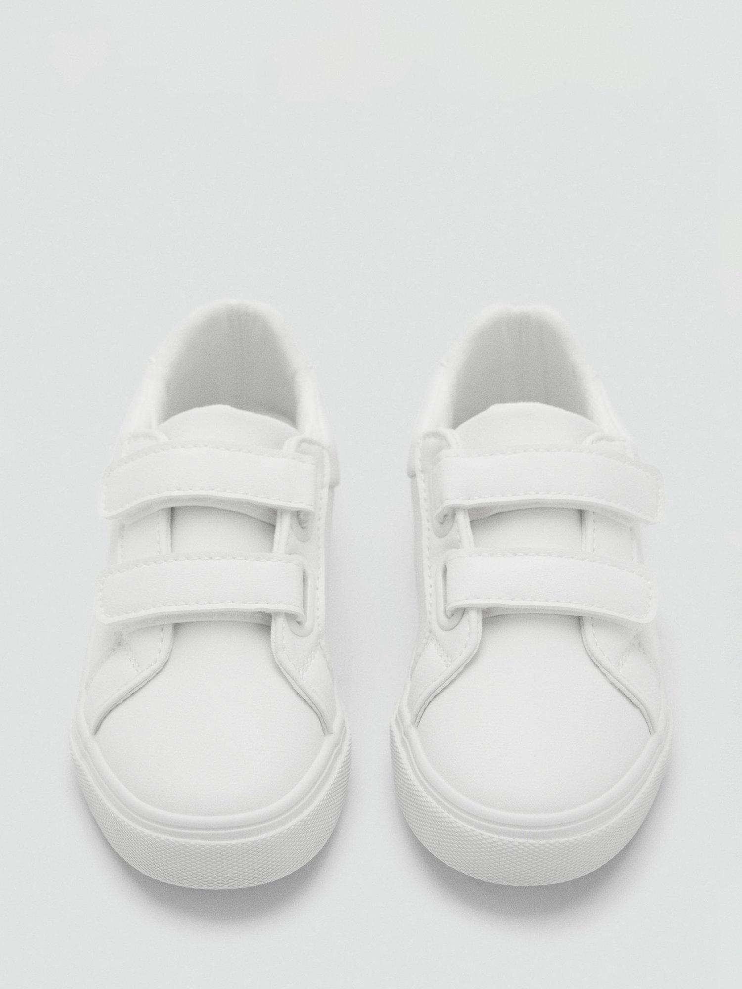 Product image 4 of 4, which shows Mango Kids' Adam B Trainers, White, 10 Jnr