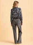 Brakeburn Patti Paisley Long Sleeve Collared Blouse