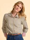 Brakeburn Vicky Striped Shirt, Green/Multi