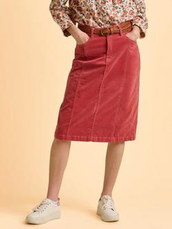 Brakeburn Debbie Corduroy Skirt, Pink, Pink
