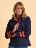 Brakeburn Broadstone Cotton Blend Zip Neck Sweatshirt