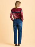 Brakeburn Classic Bella Cotton Sripe Crew Neck Sweatshirt