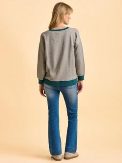 Brakeburn Kimmeridge Sweatshirt, Grey - view 2, Grey