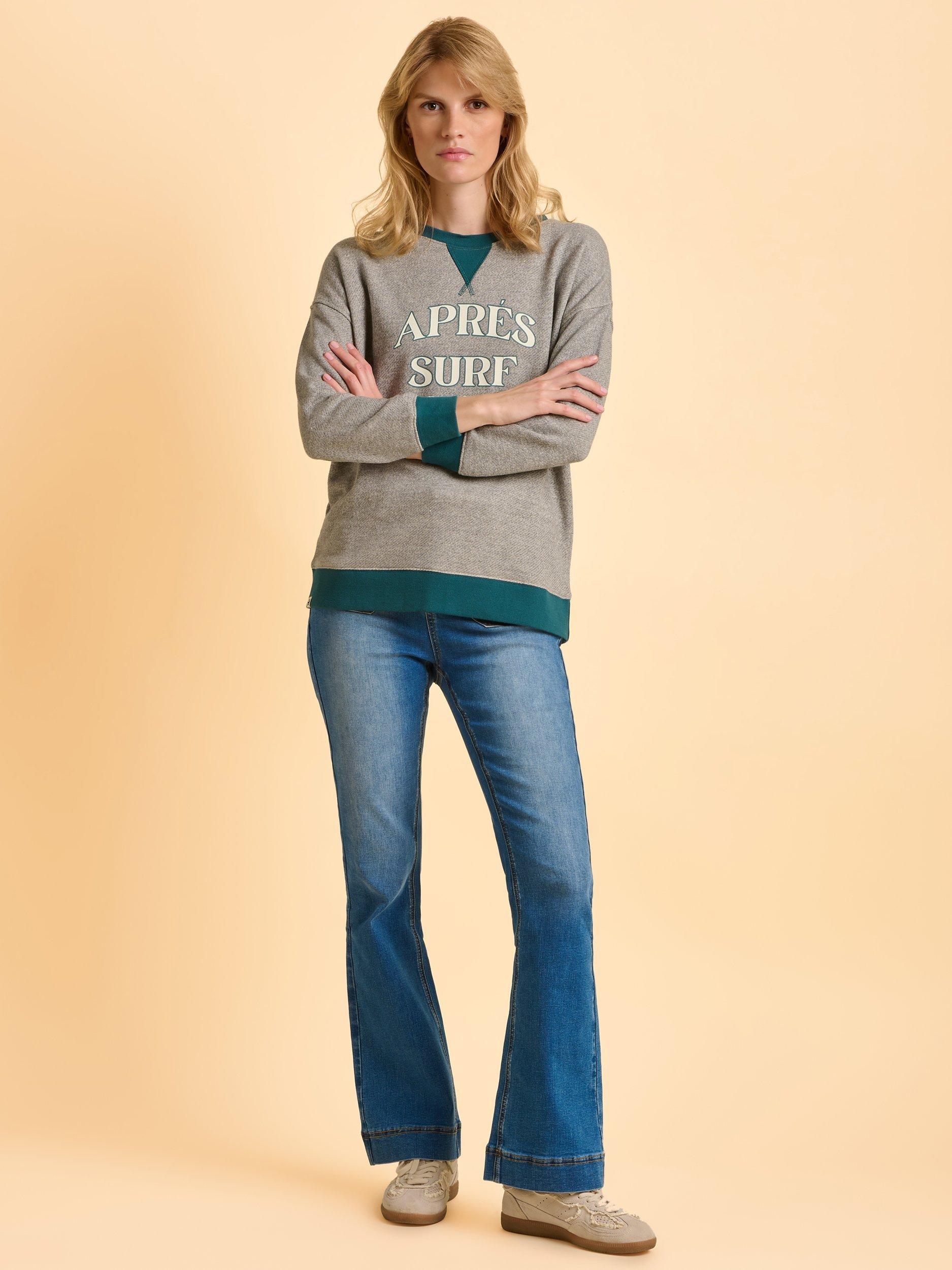Product image 6 of 6, which shows Brakeburn Kimmeridge Sweatshirt, Grey, 8