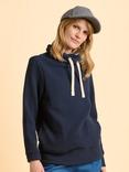 Brakeburn Modern Cowl Neck Sweatshirt, Navy
