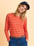Brakeburn Branksome Stripe Top, Red