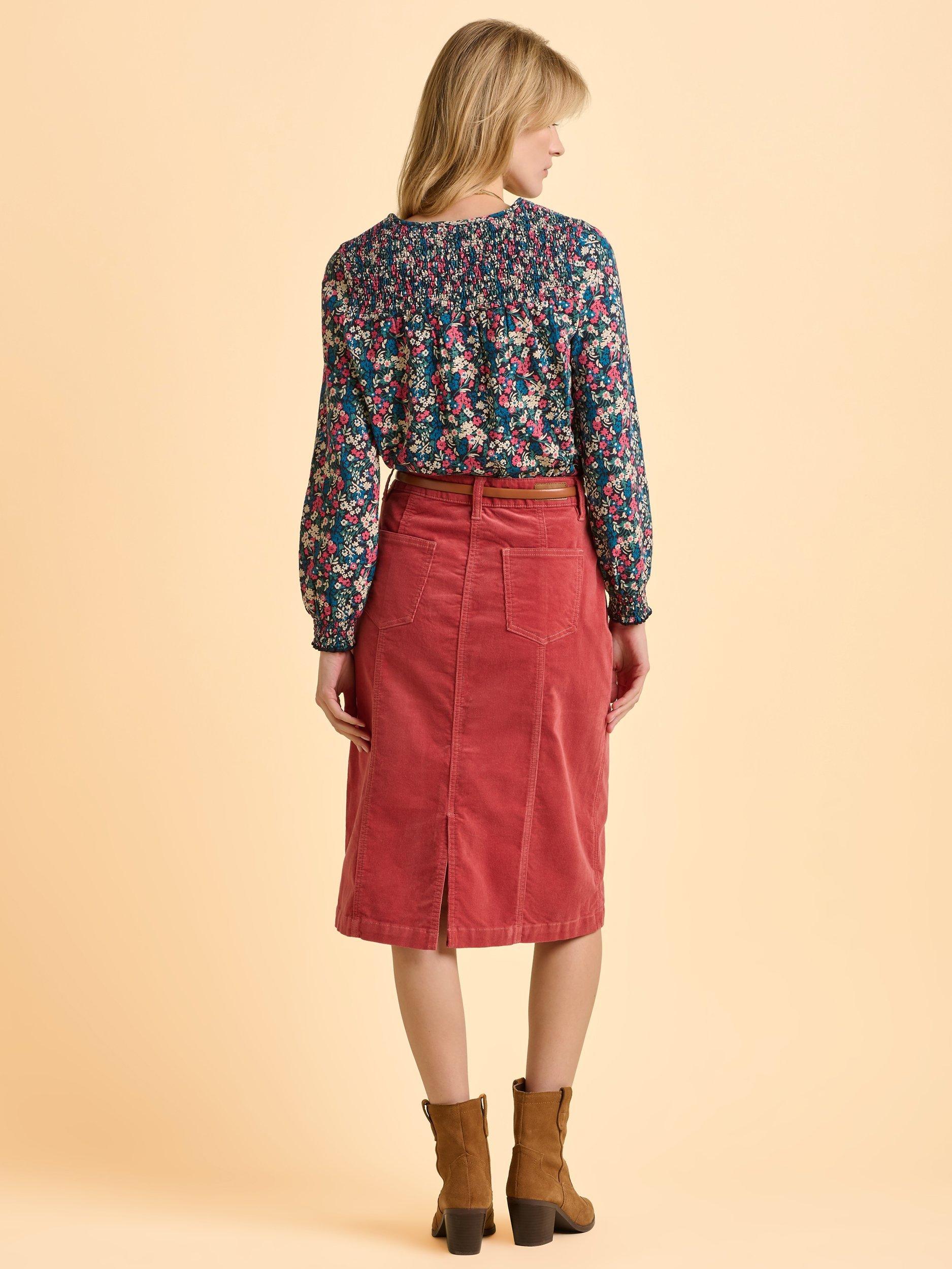 Product image 2 of 7, which shows Brakeburn Brenda Long Sleeve T-Shirt, Blue, 8