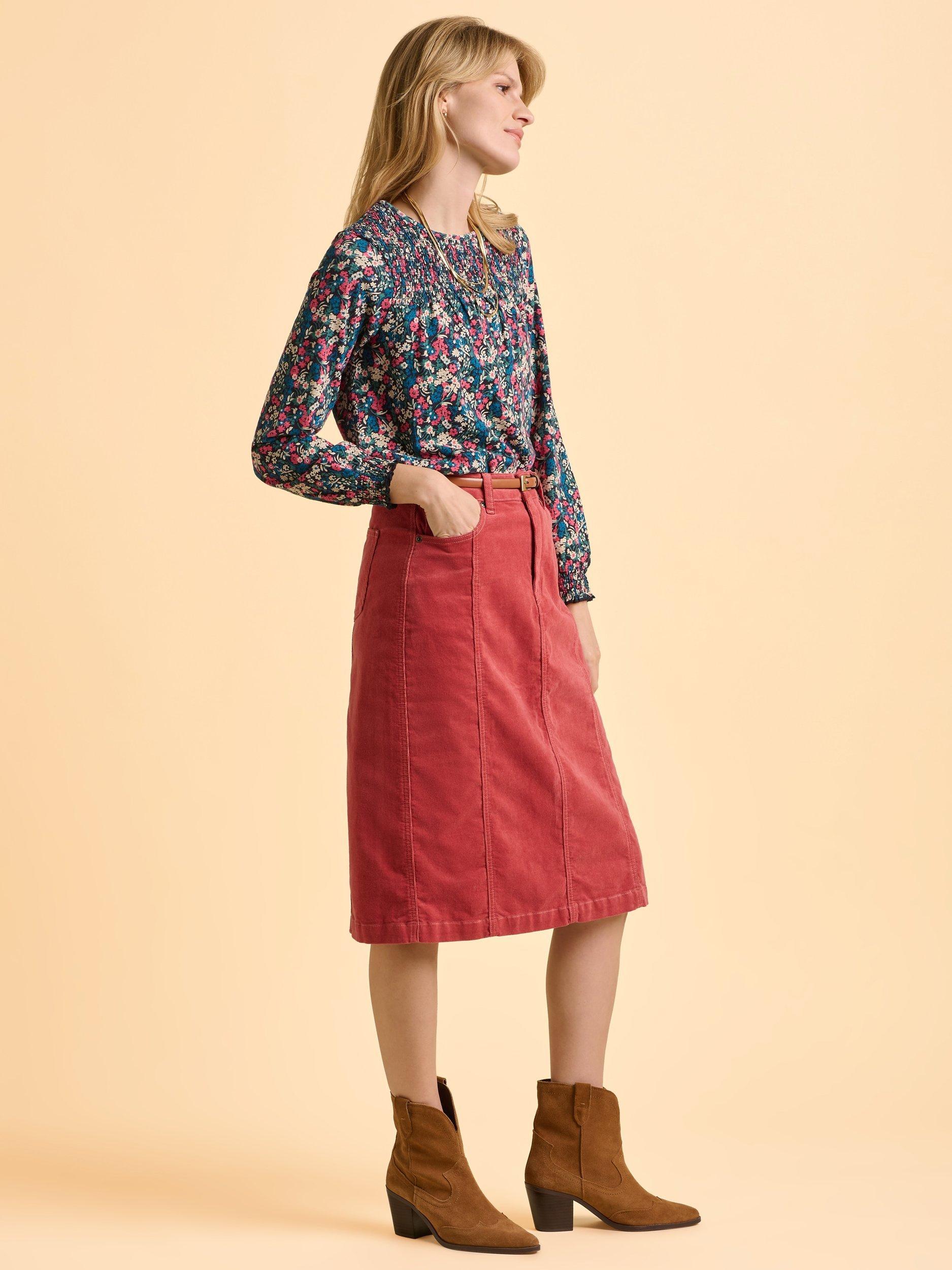 Product image 3 of 7, which shows Brakeburn Brenda Long Sleeve T-Shirt, Blue, 8