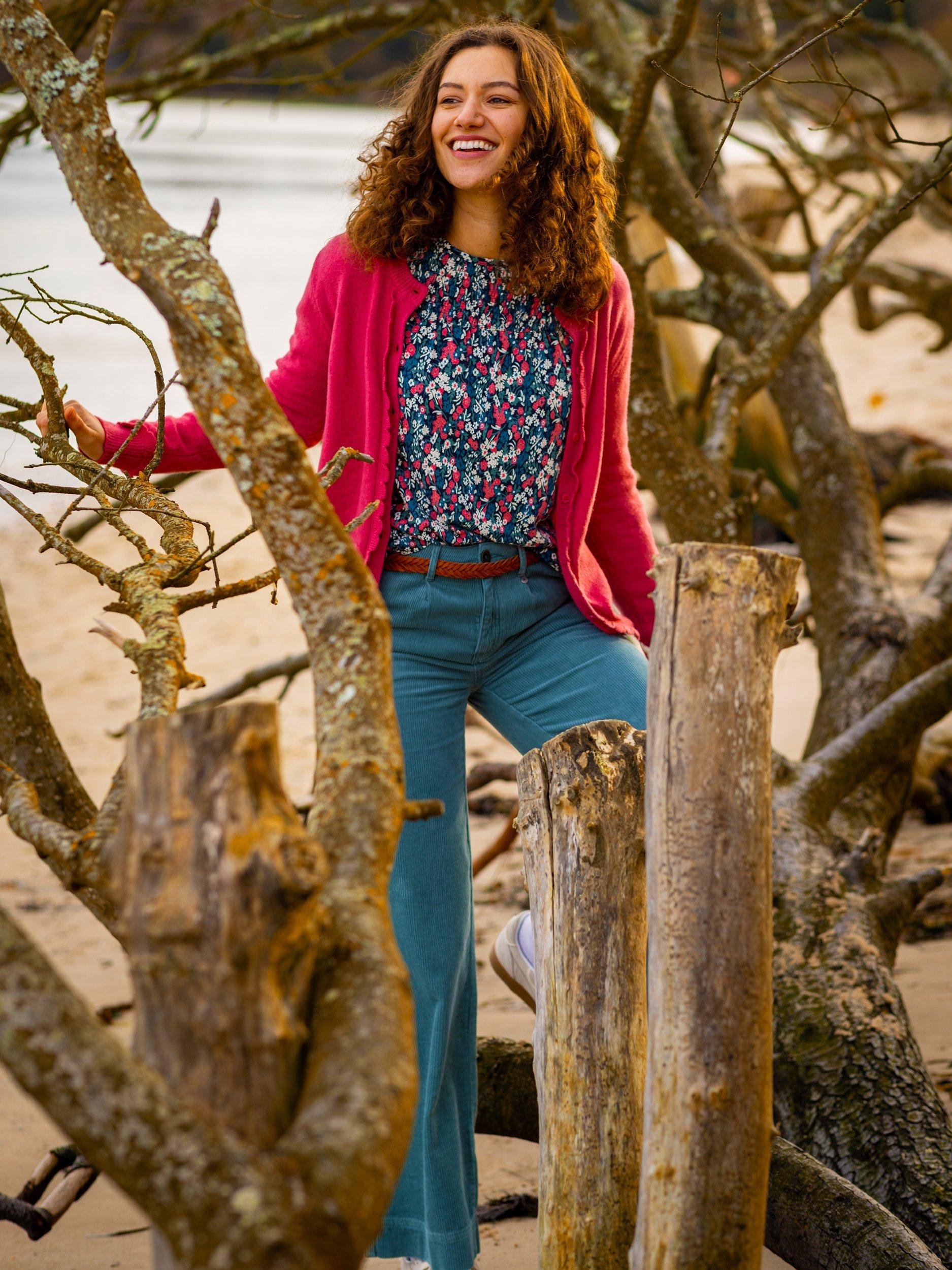 Product image 7 of 7, which shows Brakeburn Brenda Long Sleeve T-Shirt, Blue, 8