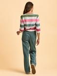 Brakeburn Lulworth Stripe Top, Cream