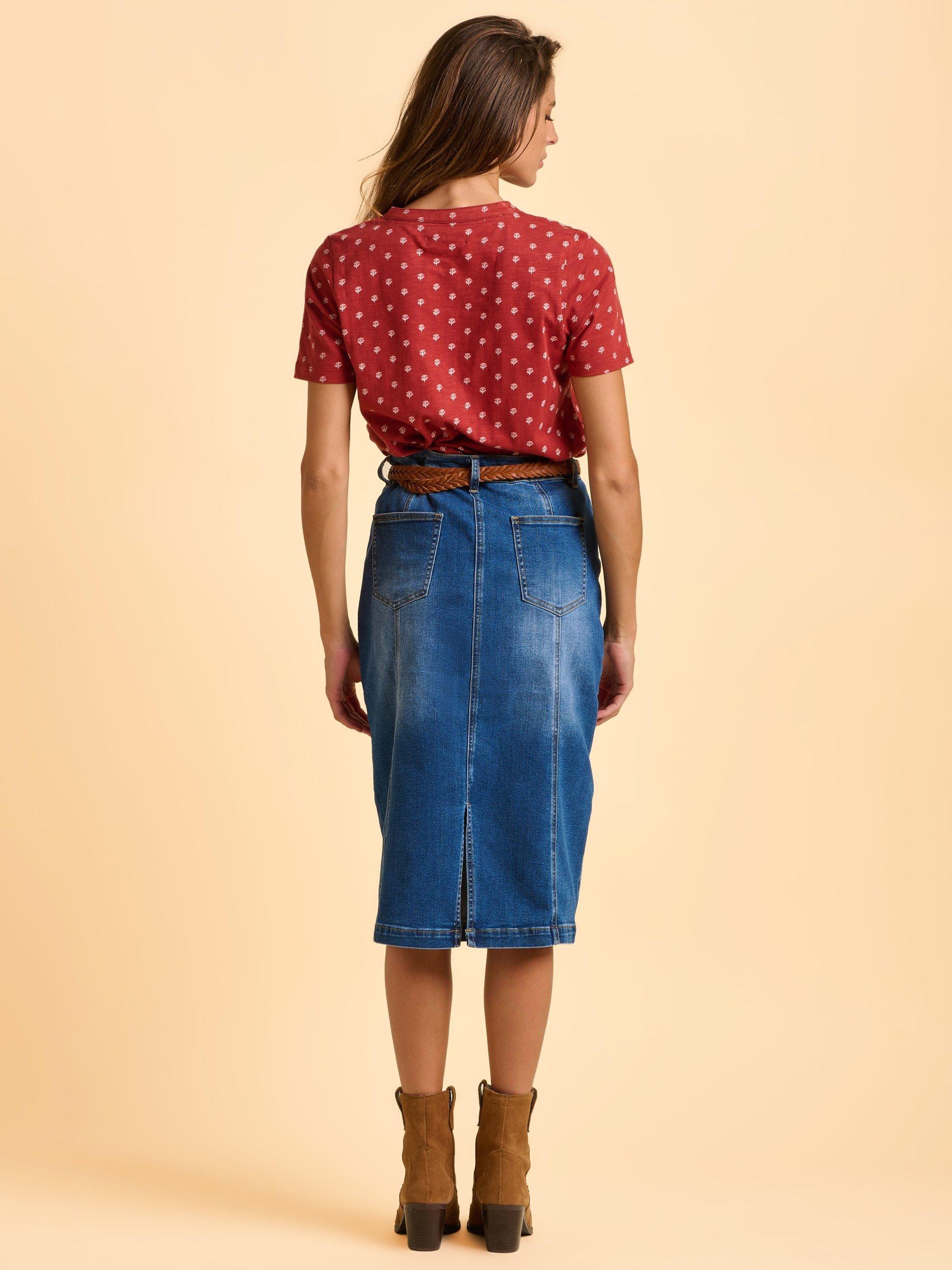 Product image 2 of 6, which shows Brakeburn North Floral Top, Red, 8