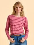 Brakeburn Studland Long Sleeve T-Shirt, Pink