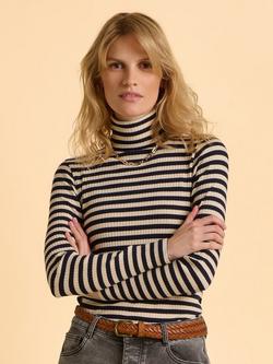 Brakeburn Sylvia Cotton Blend T-Shirt, Blue