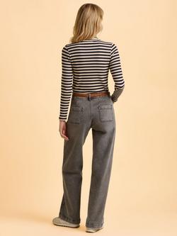 Brakeburn Sylvia Cotton Blend T-Shirt - view 2, Blue