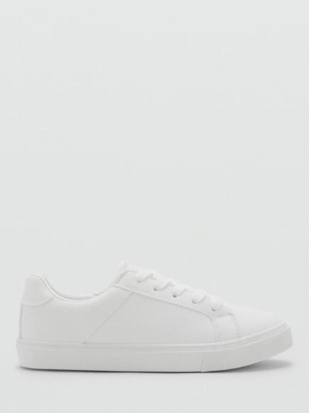 Mango Kids' Adam Trainers, White, White