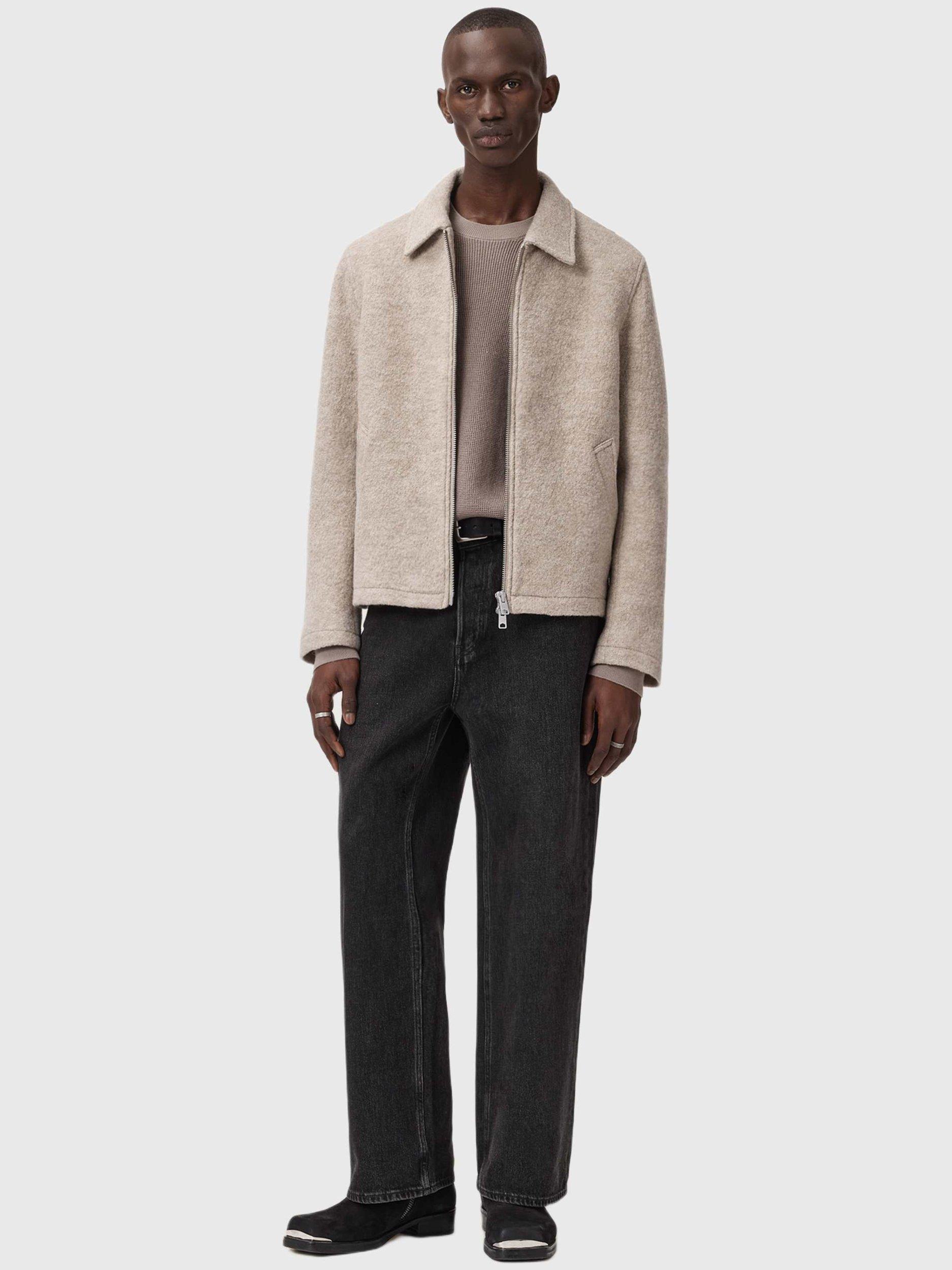 Product image 3 of 8, which shows AllSaints Celeste Wool Jacket, Nutmeg Brown, L