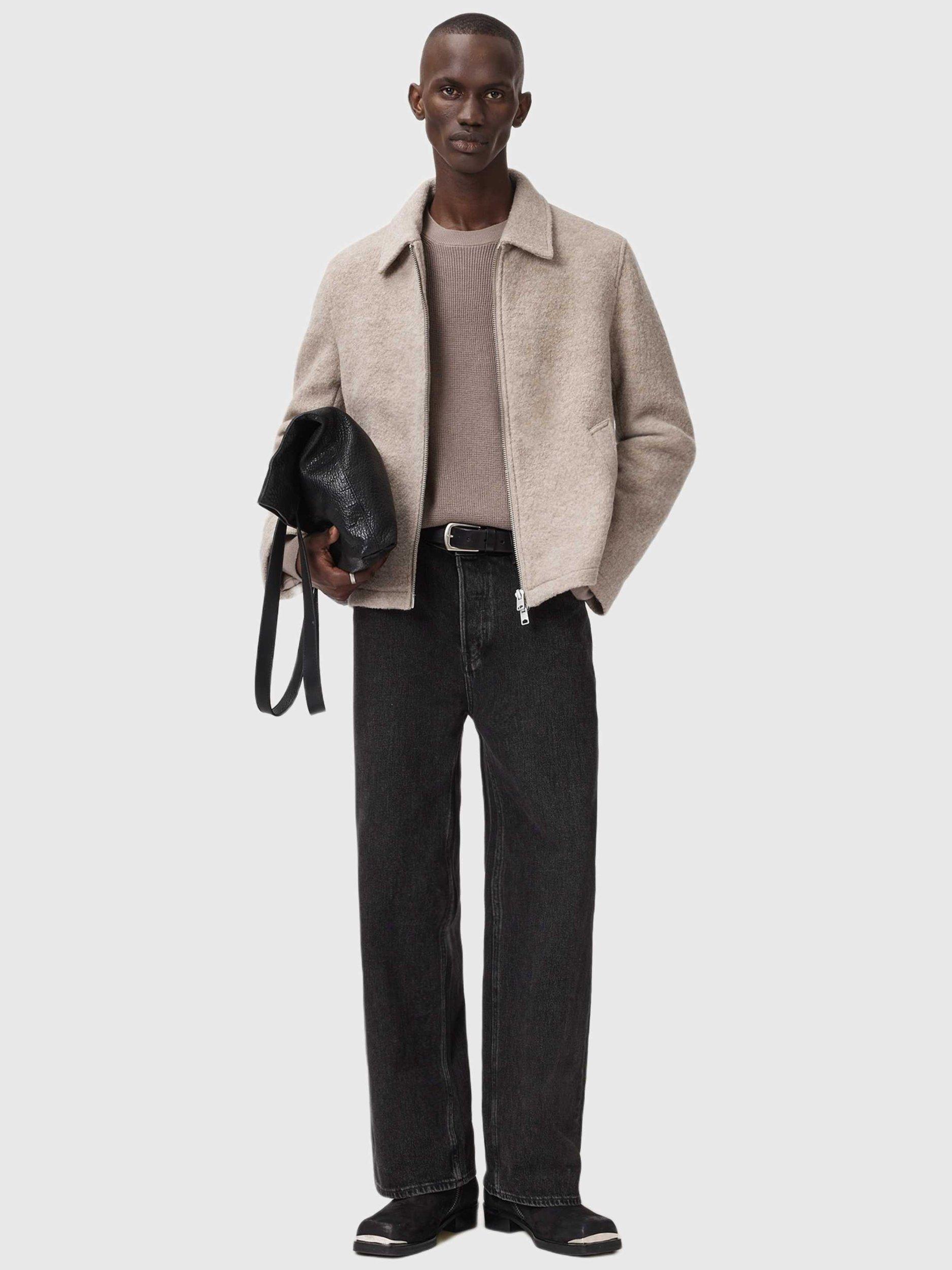 Product image 6 of 8, which shows AllSaints Celeste Wool Jacket, Nutmeg Brown, L