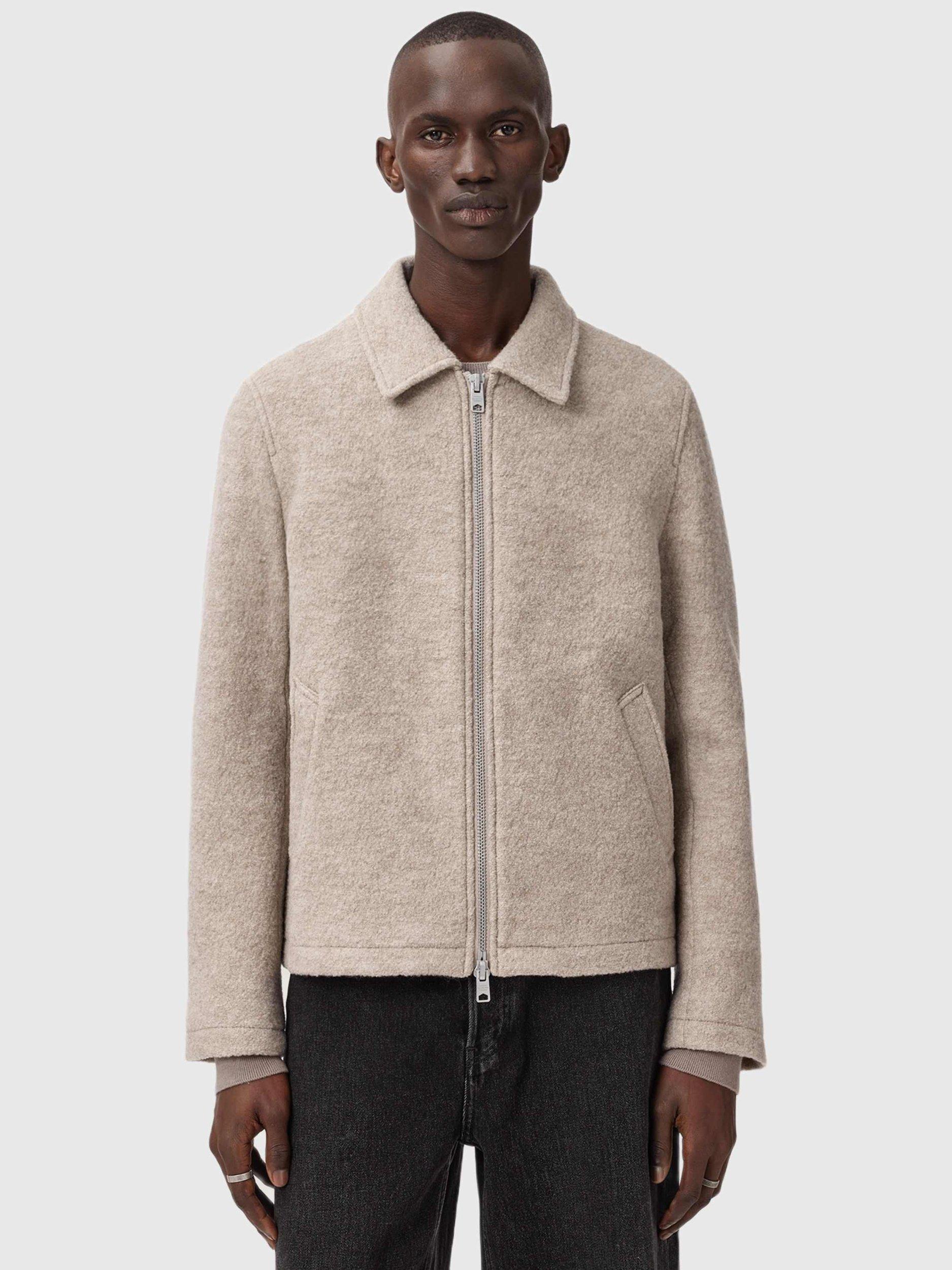 Product image 8 of 8, which shows AllSaints Celeste Wool Jacket, Nutmeg Brown, L