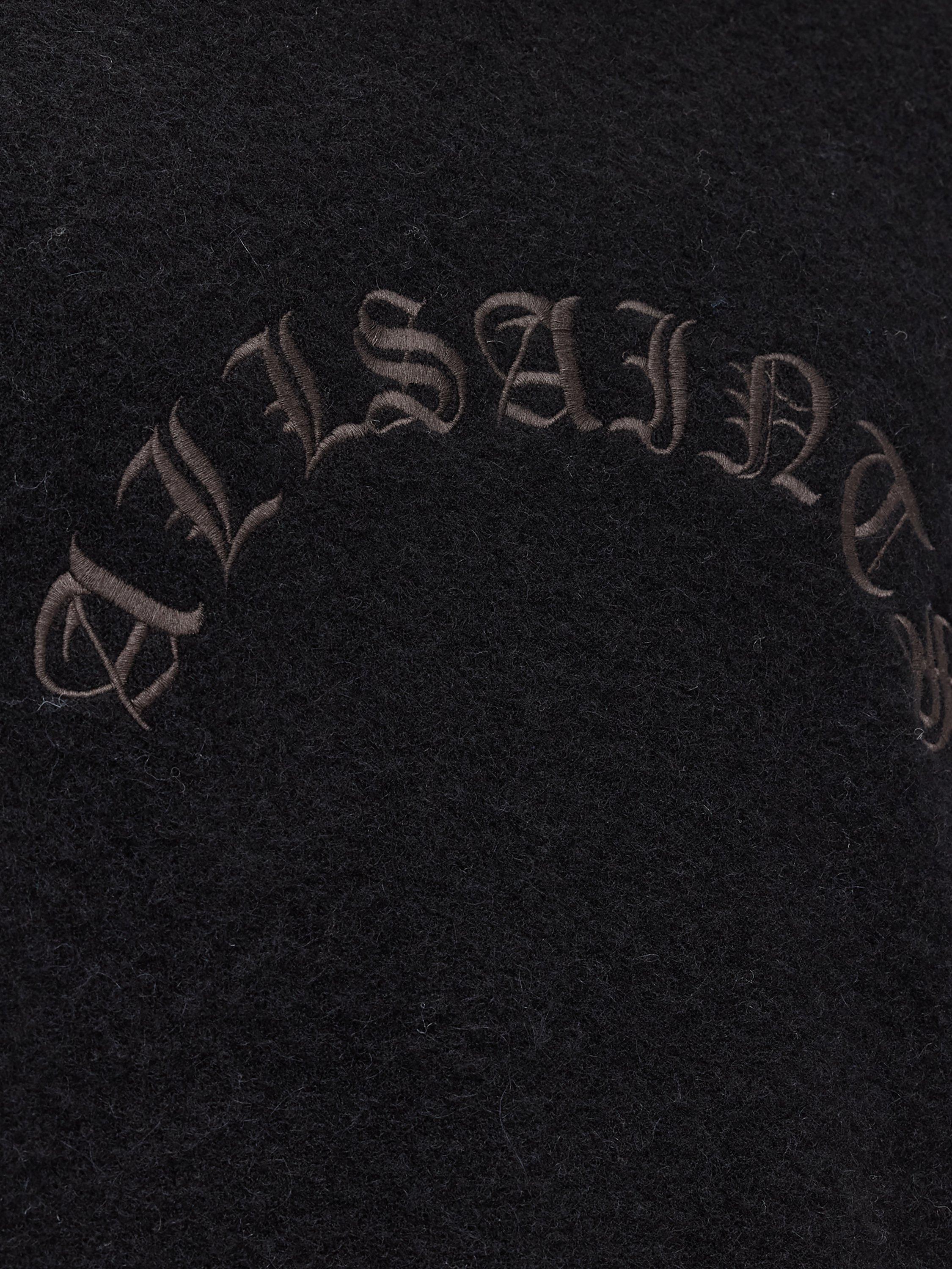 Product image 5 of 8, which shows AllSaints Curv Alpaca Wool Blend Jumper, Black, S