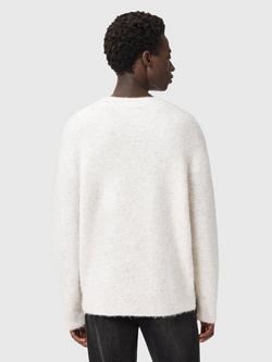 AllSaints Curv Alpaca Wool Blend Jumper - view 2, Ecru