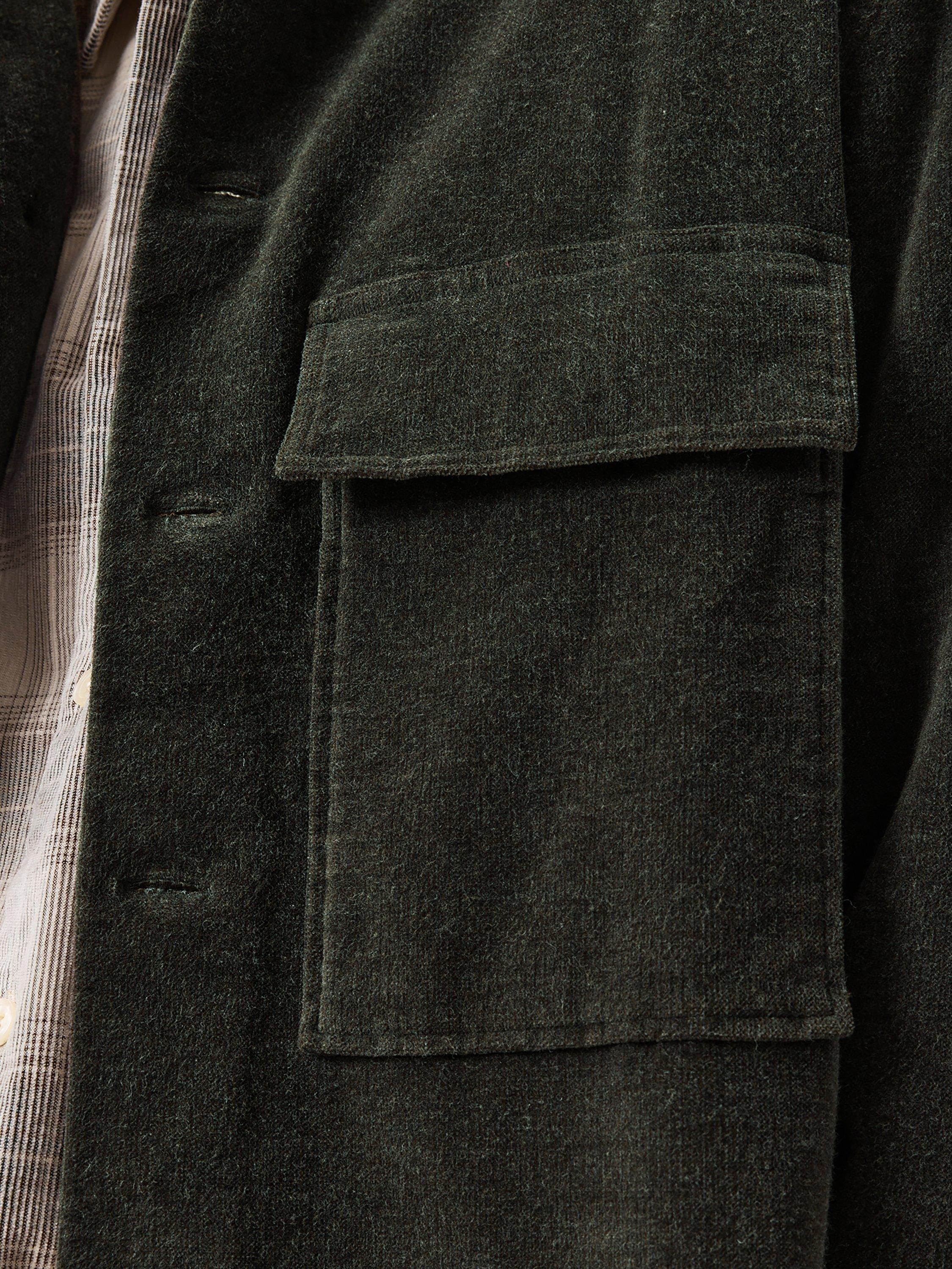 Product image 5 of 8, which shows AllSaints Hawker Cotton Blend Shirt, Gull Brown, XS