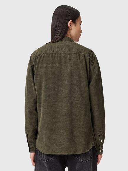 AllSaints Lorella Cotton Shirt - view 2, Log Brown