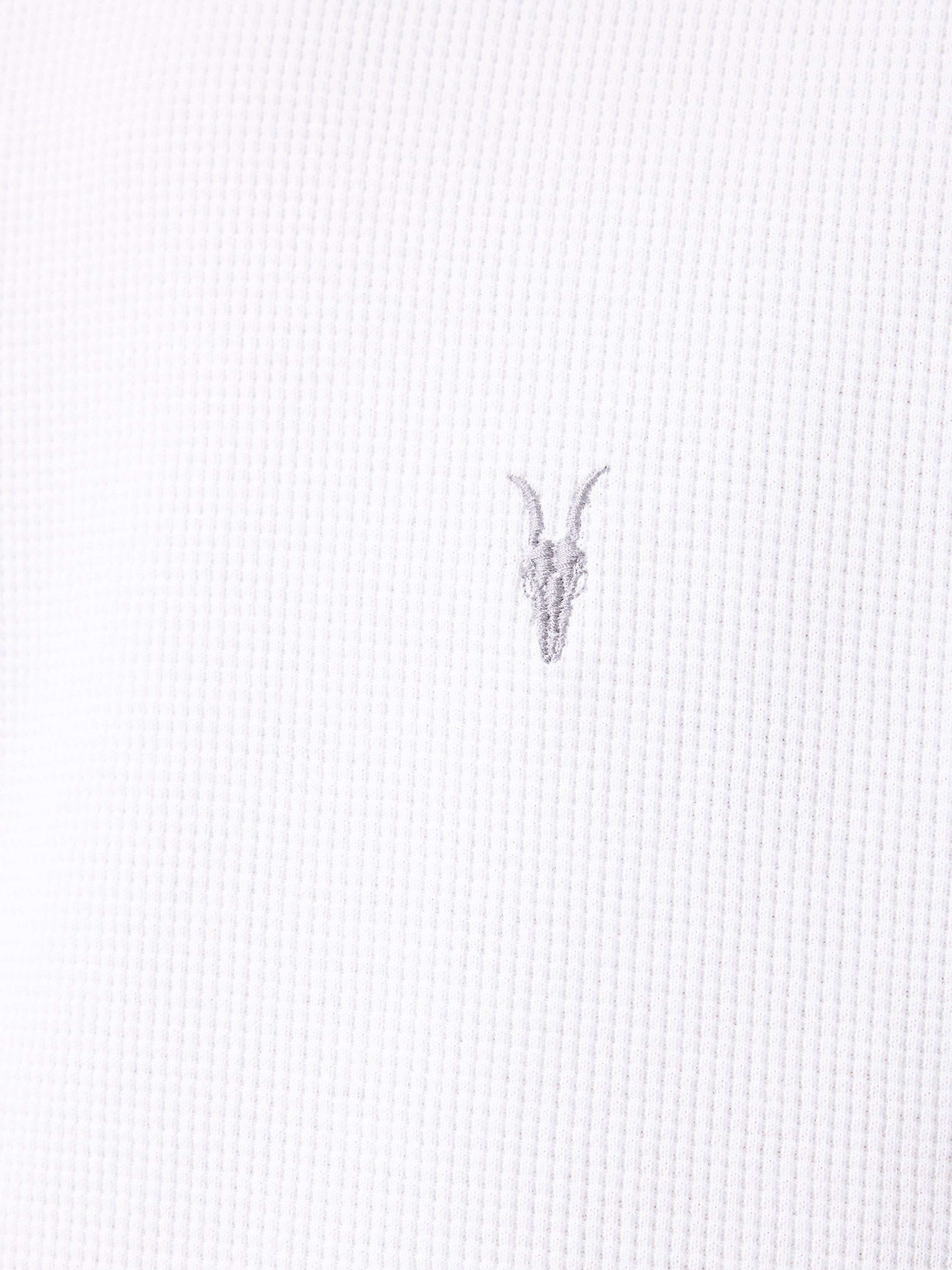 Product image 6 of 7, which shows AllSaints Ellis Cotton T-Shirt, Chalk White, L