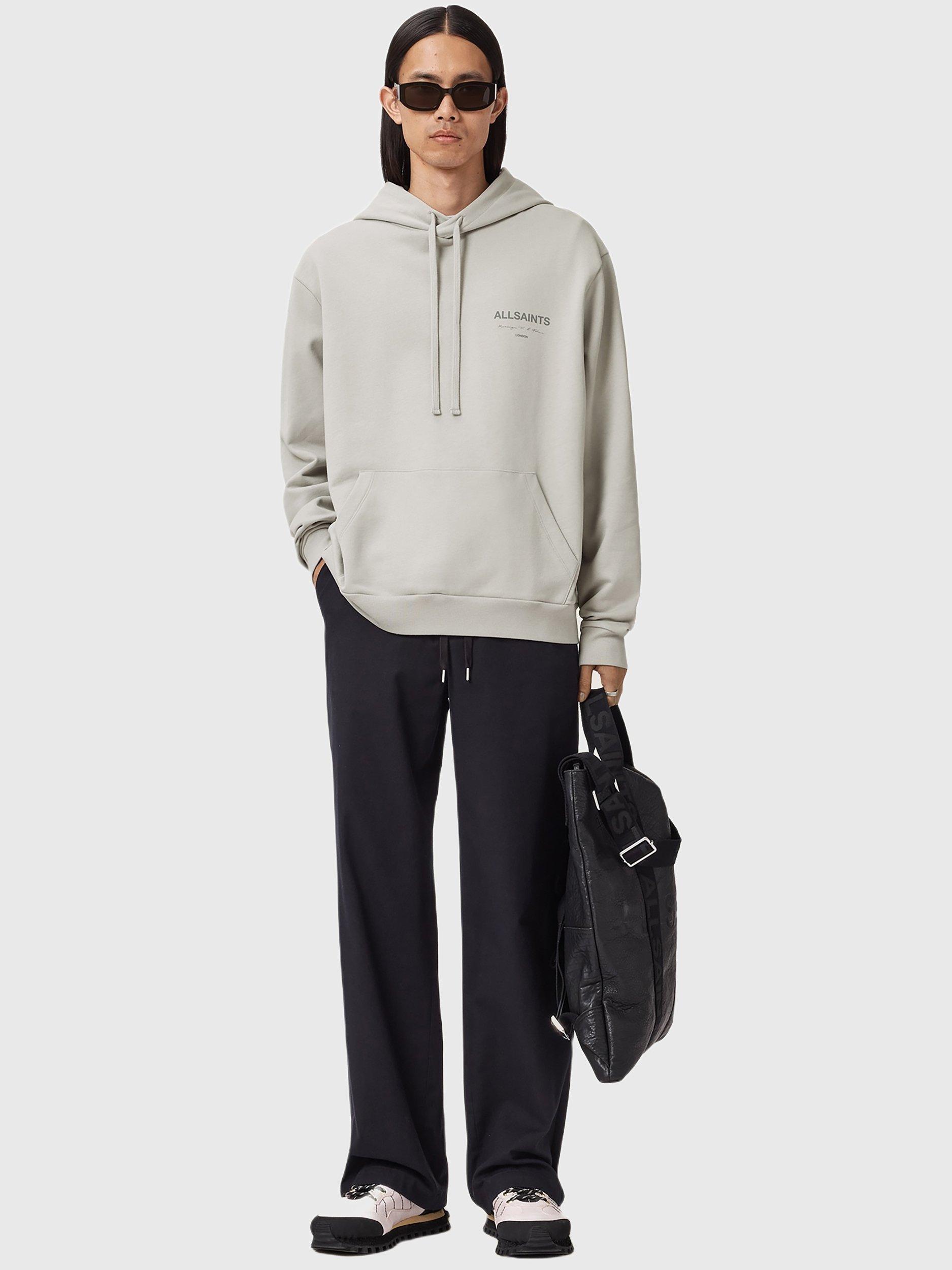 Product image 6 of 8, which shows AllSaints Future Logo Cotton Hoodie, Carbon Grey, L