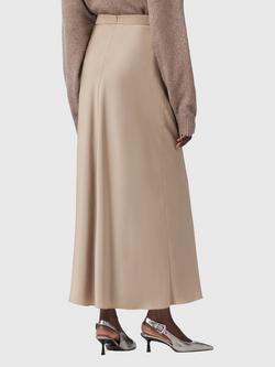 AllSaints Alexia Maxi Skirt - view 2, Taupe Grey