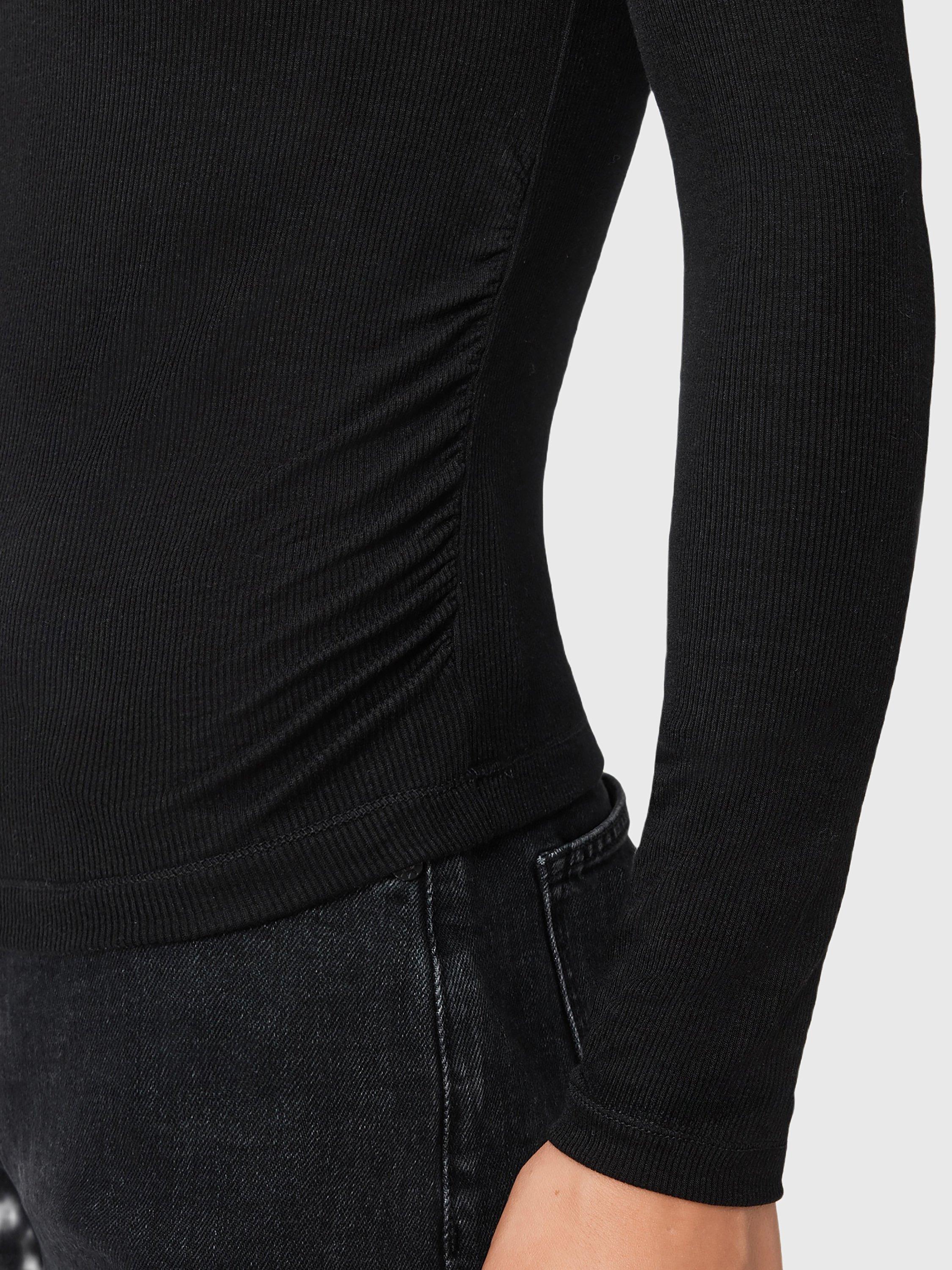 Product image 5 of 7, which shows AllSaints Rina Roll Neck Jumper, Black, L