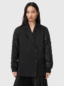AllSaints Lorna Double Breasted Jacket, Black