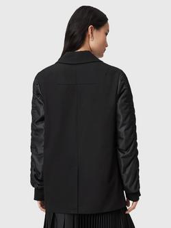 AllSaints Lorna Double Breasted Jacket - view 2, Black