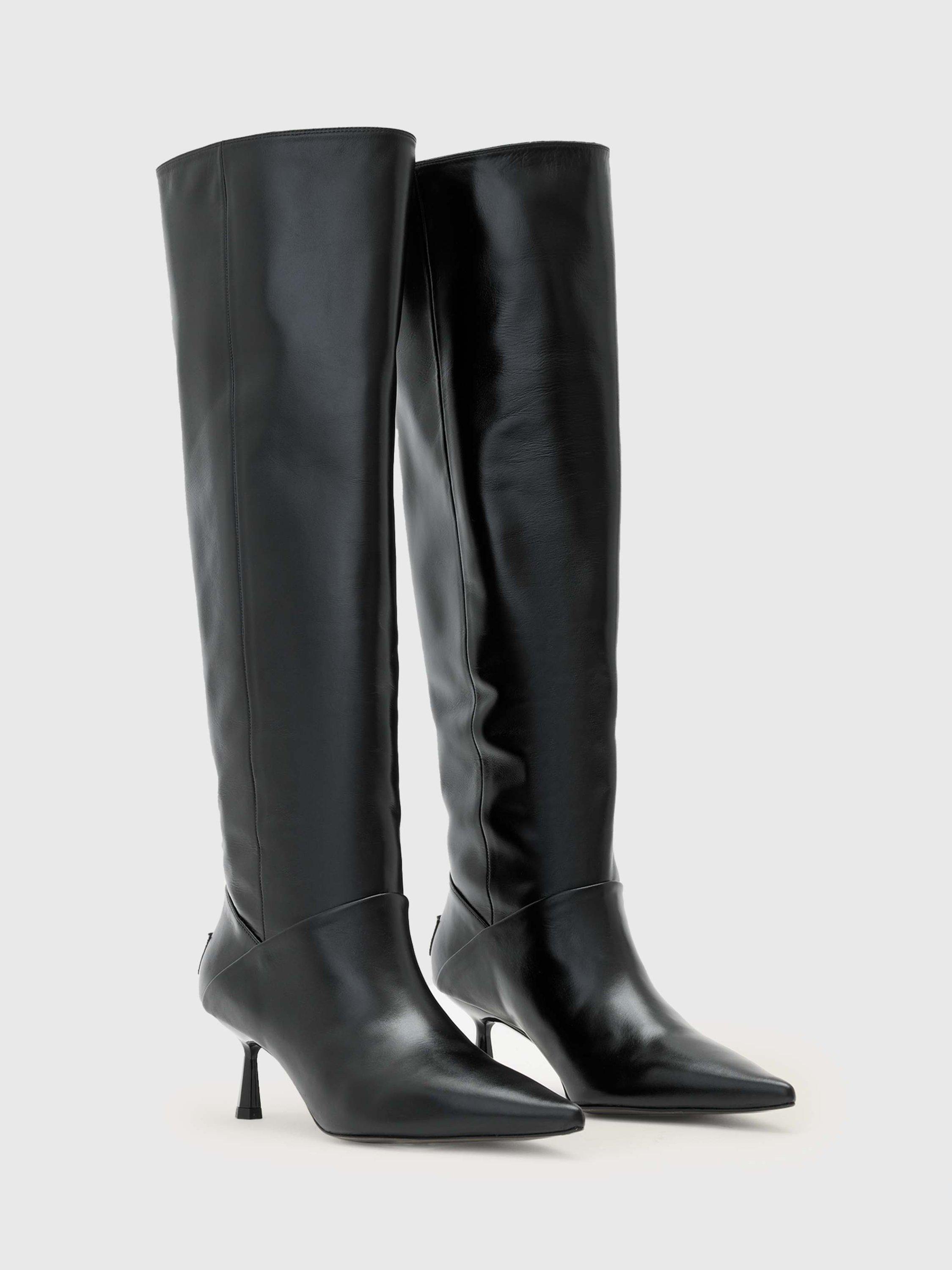 Product image 4 of 6, which shows AllSaints Odyssey Low Boots, Black, EU36