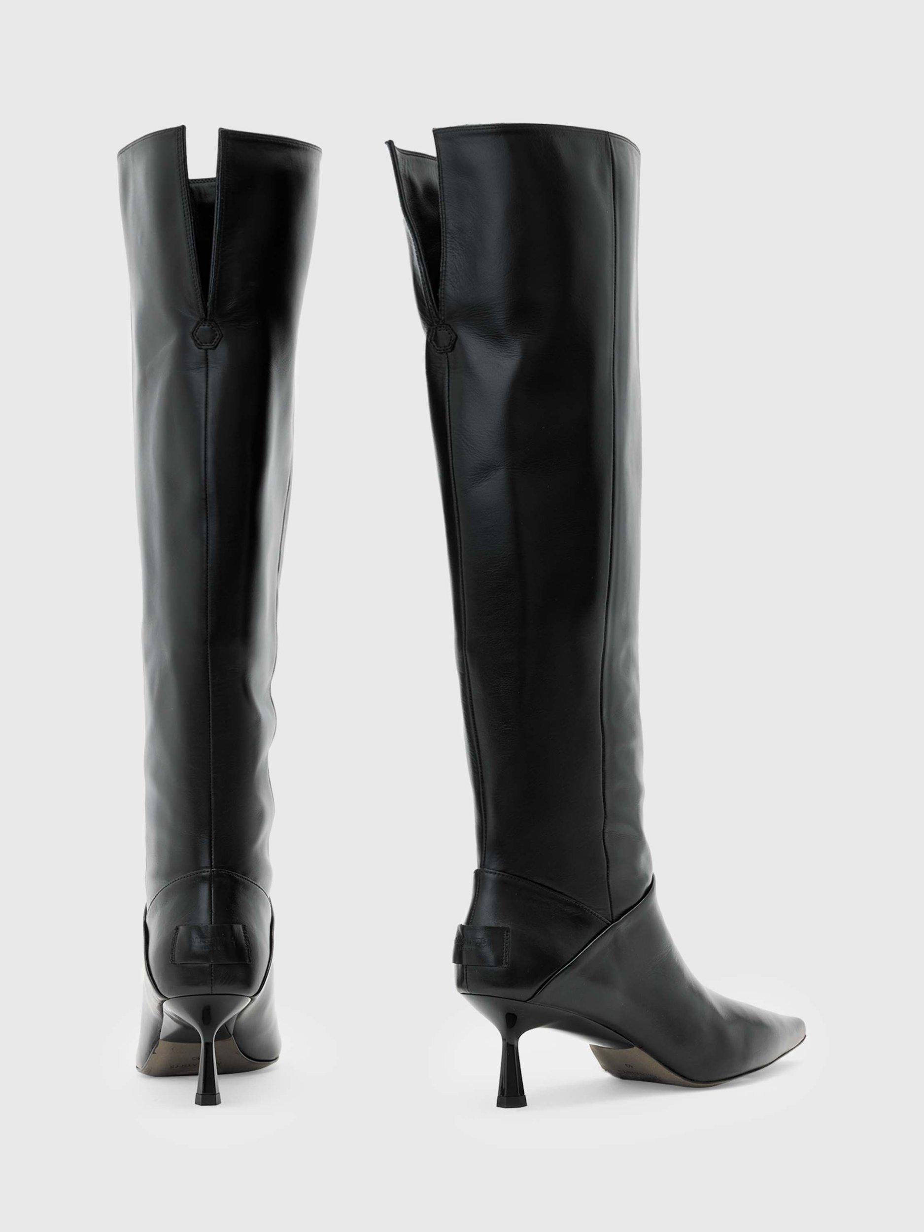 Product image 6 of 6, which shows AllSaints Odyssey Low Boots, Black, EU36