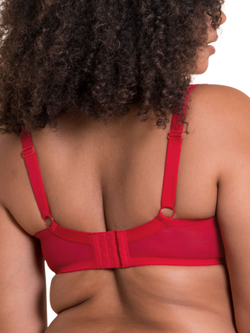 Curvy Kate Pucker Up Plunge Bra, Lipstick Red - view 2, Lipstick Red