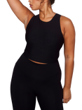 Lovall Empower Workout Top, Black