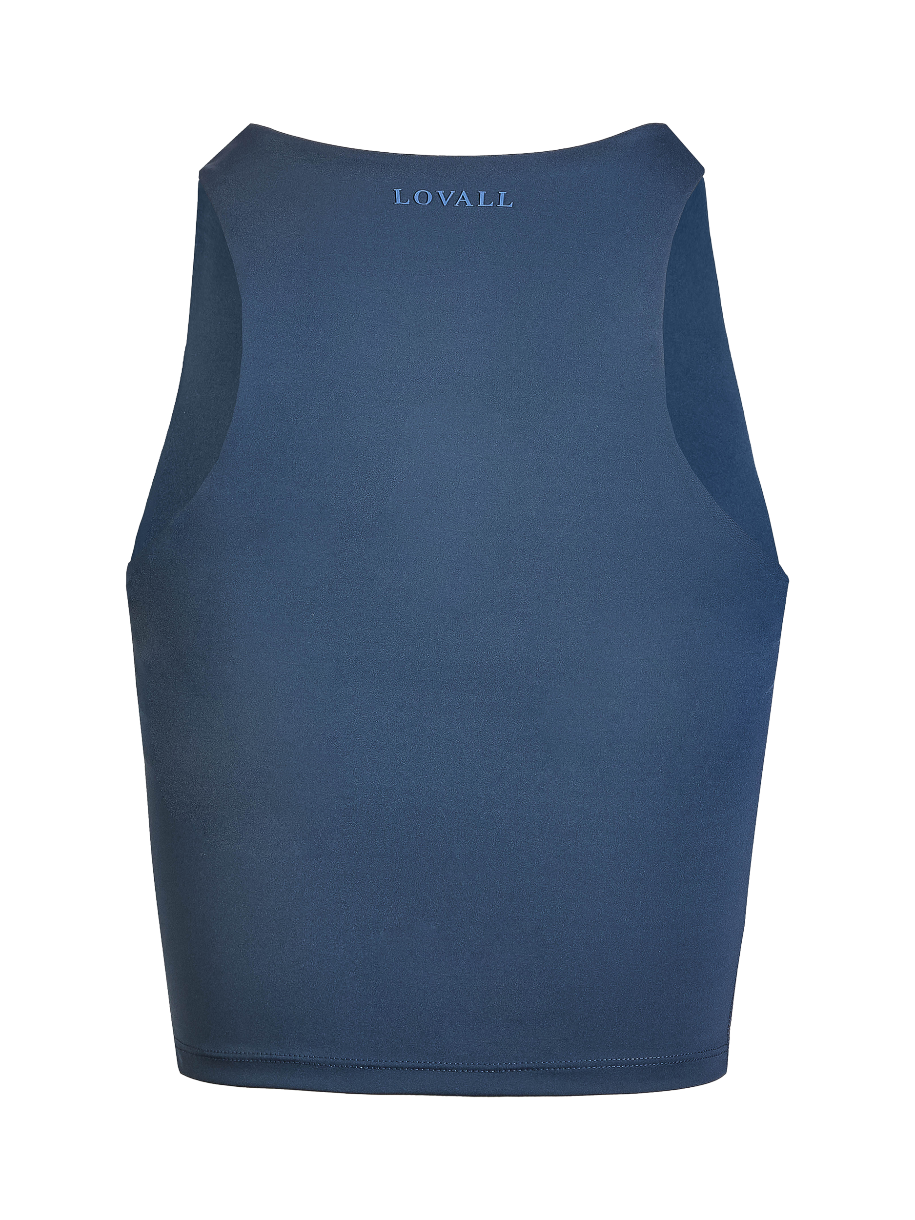 Product image 5 of 5, which shows Lovall Empower Sleeveless Workout Top, Navy Blue, 6