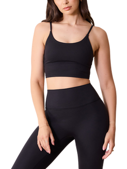 Lovall 24/7 Revitalise Fitted Sports Bra, Black