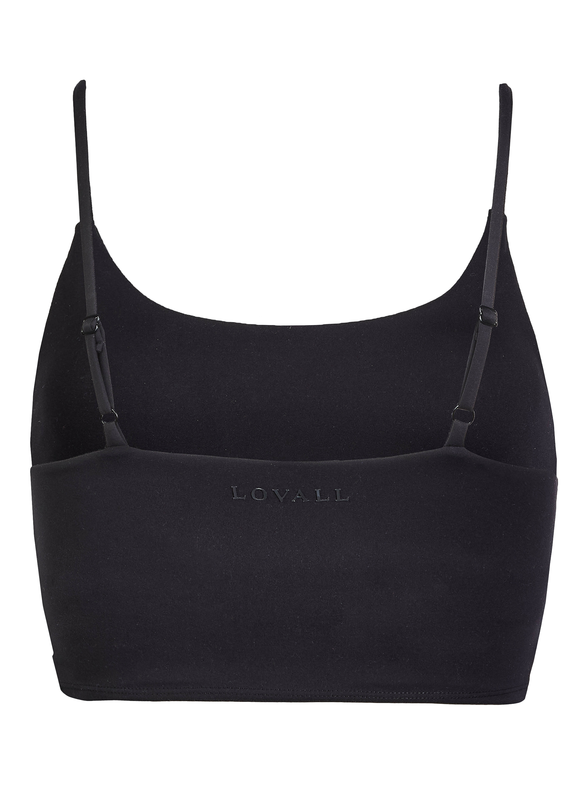 Product image 5 of 5, which shows Lovall 24/7 Revitalise Fitted Sports Bra, Black, 6