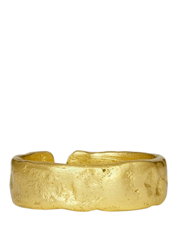 Ottoman Hands Dela Hammered Ring, Gold, Gold