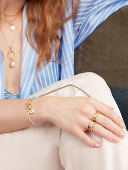 Ottoman Hands Dela Hammered Ring, Gold - view 2, Gold