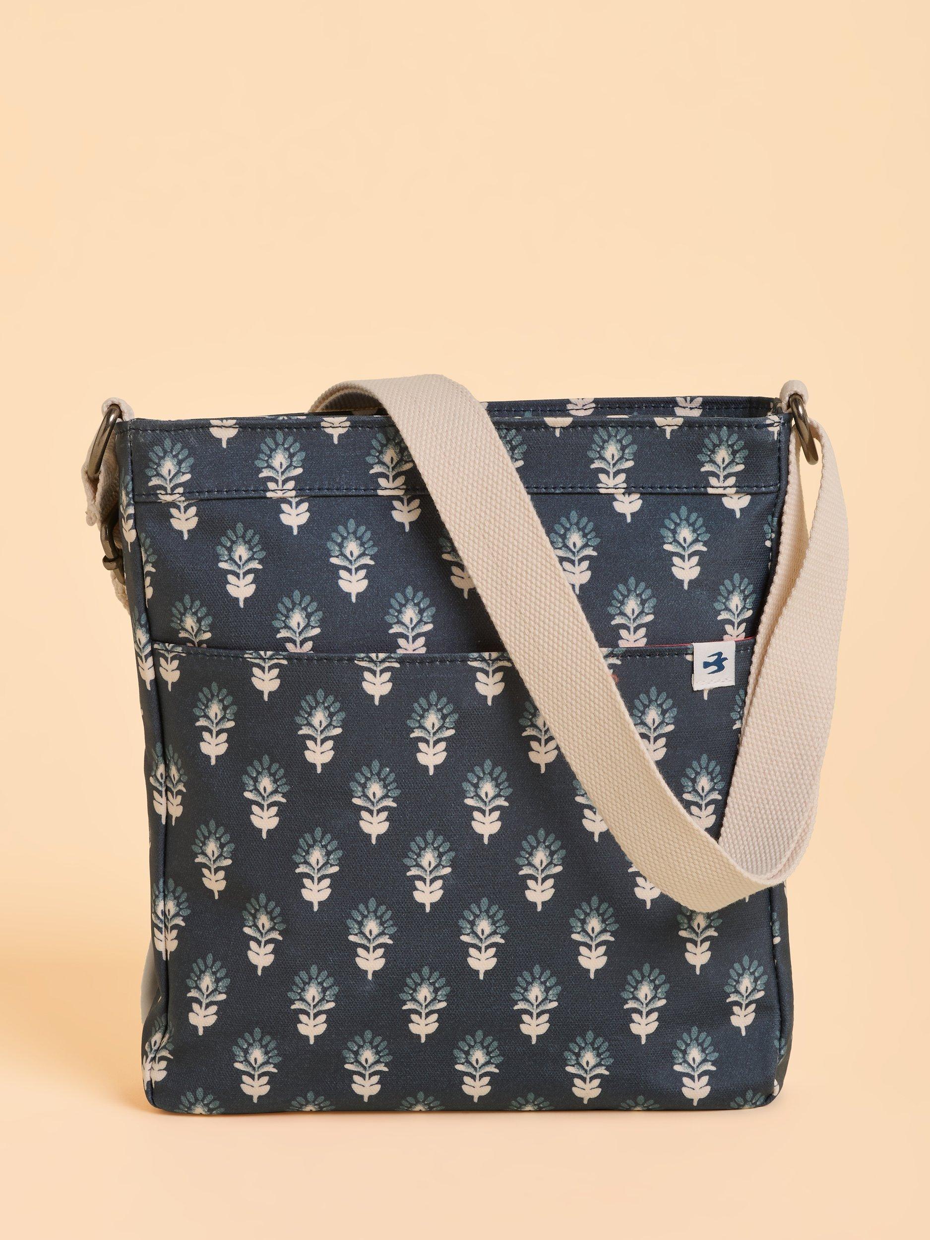 Brakeburn Henna Floral Crossbody Bag, Blue