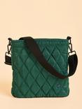 Brakeburn Shipstal Quilted Crossbody Bag, Teal