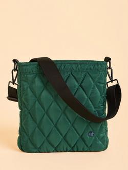 Brakeburn Shipstal Quilted Crossbody Bag, Teal, Teal