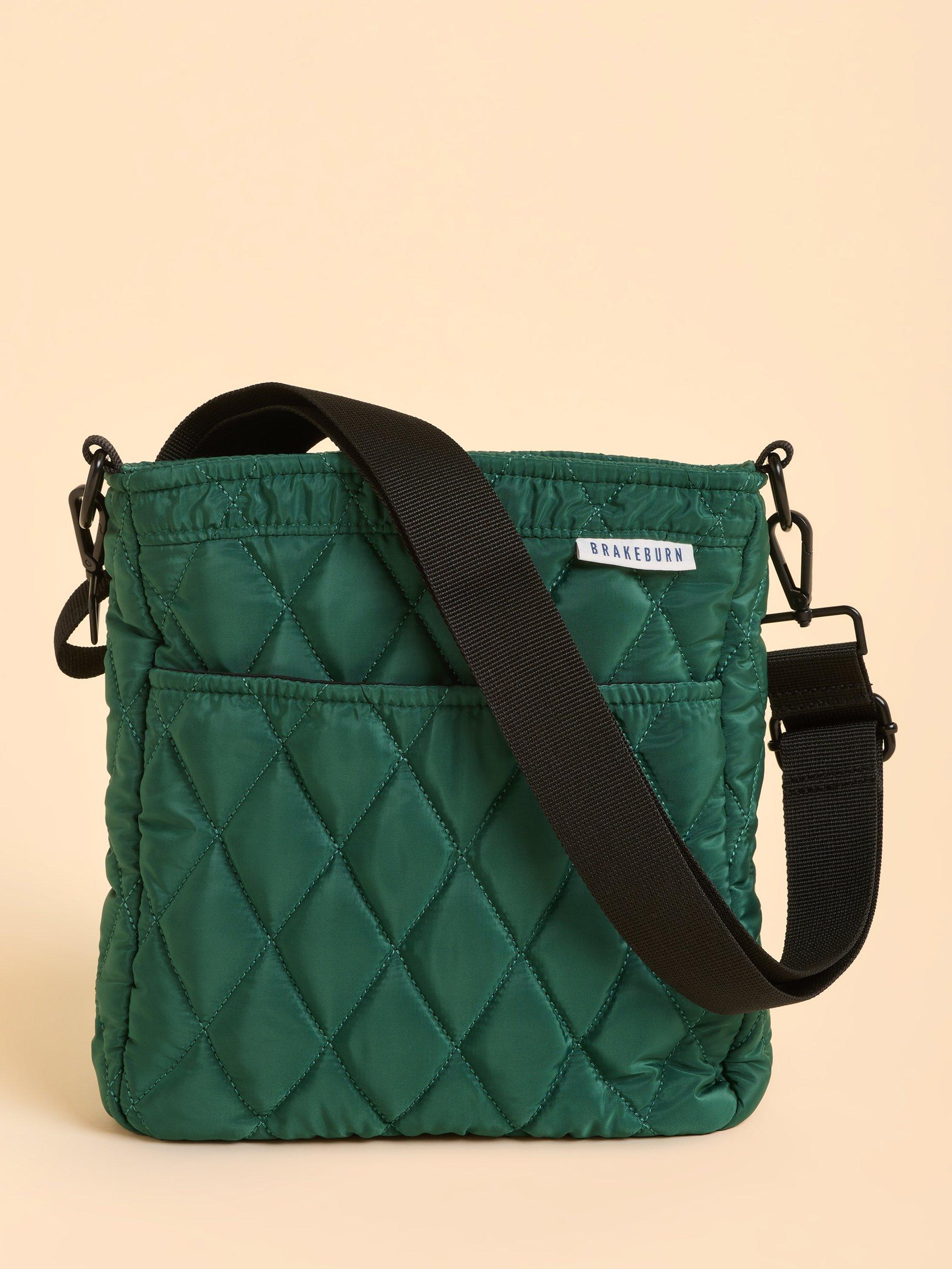 Product image 3 of 5, which shows Brakeburn Shipstal Quilted Crossbody Bag, Teal, One Size