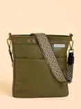 Brakeburn Sierra Pattern Strap Crossbody Bag, Green