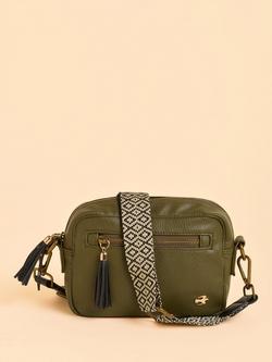 Brakeburn Sierra Pattern Strap Crossbody Camera Bag, Green, Green