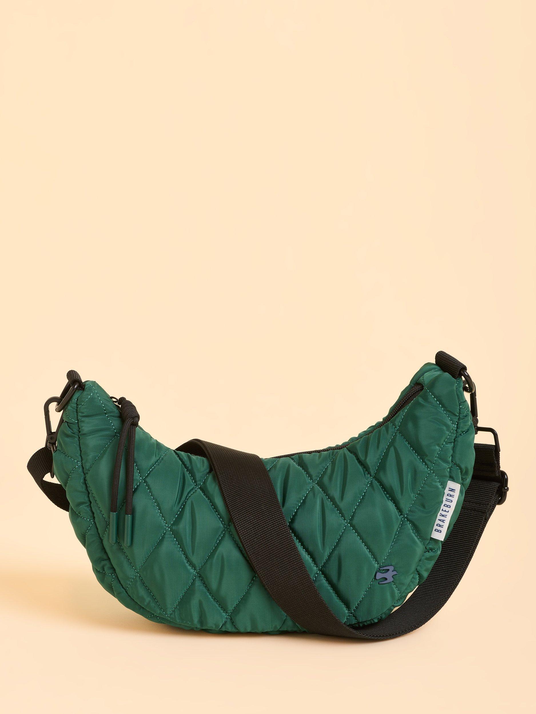 Product image 2 of 4, which shows Brakeburn Shipstal Quilted Sling Bag, Teal, One Size